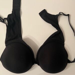 Black Full Coverage Victoria’s Secret Push Up Full Coverage Bra